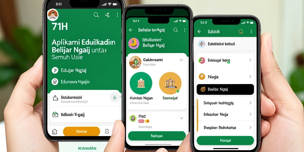 Tampilan antarmuka aplikasi 71H yang menarik dan user-friendly.