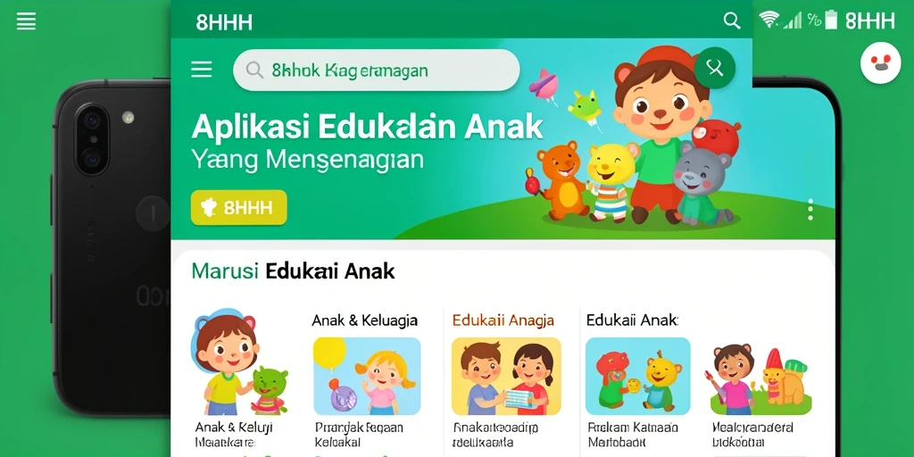 Antarmuka 8HHH yang ramah anak dan edukatif