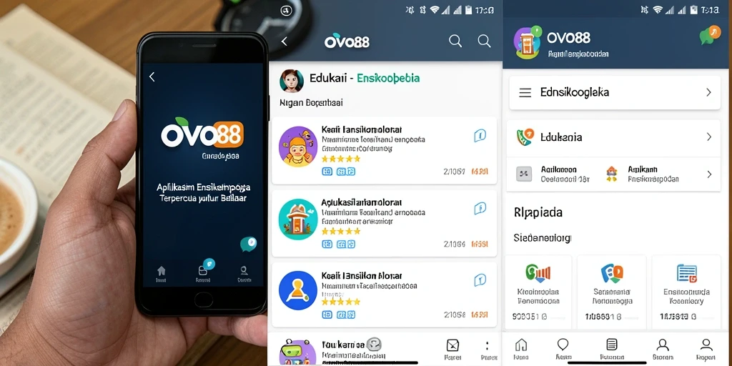 Antarmuka OVO88 yang menarik untuk belajar ensiklopedia.