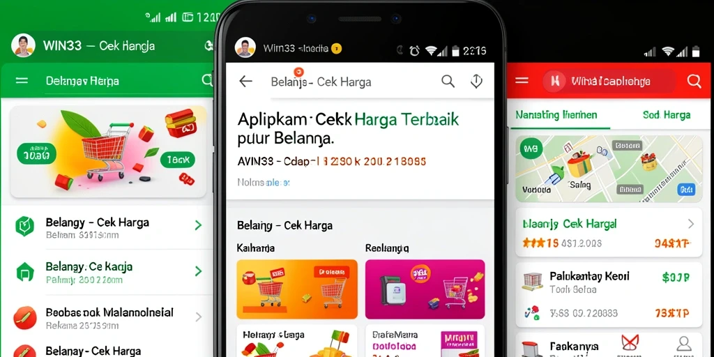 Tampilan antarmuka WIN33 untuk fungsi Cek Harga.